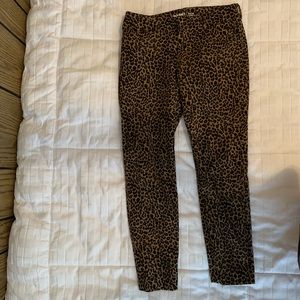 Printed Old Navy Pixie mid rise trousers